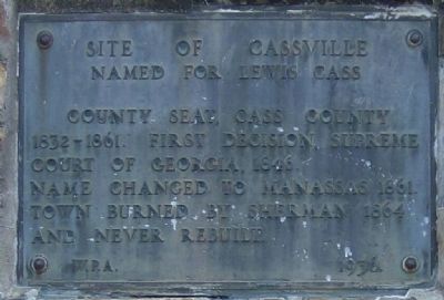 Site of Cassville Marker image. Click for full size.