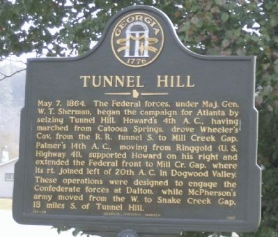 Tunnel Hill Marker image. Click for full size.