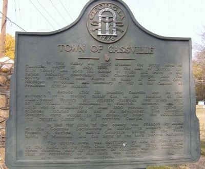 Town Of Cassville Marker image. Click for full size.