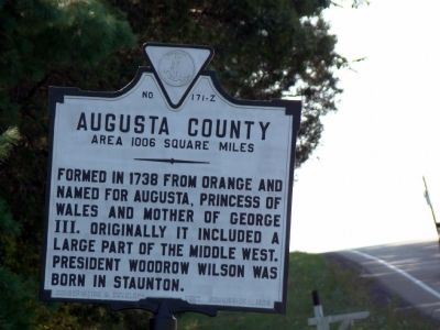 Augusta County Face of Marker image. Click for full size.