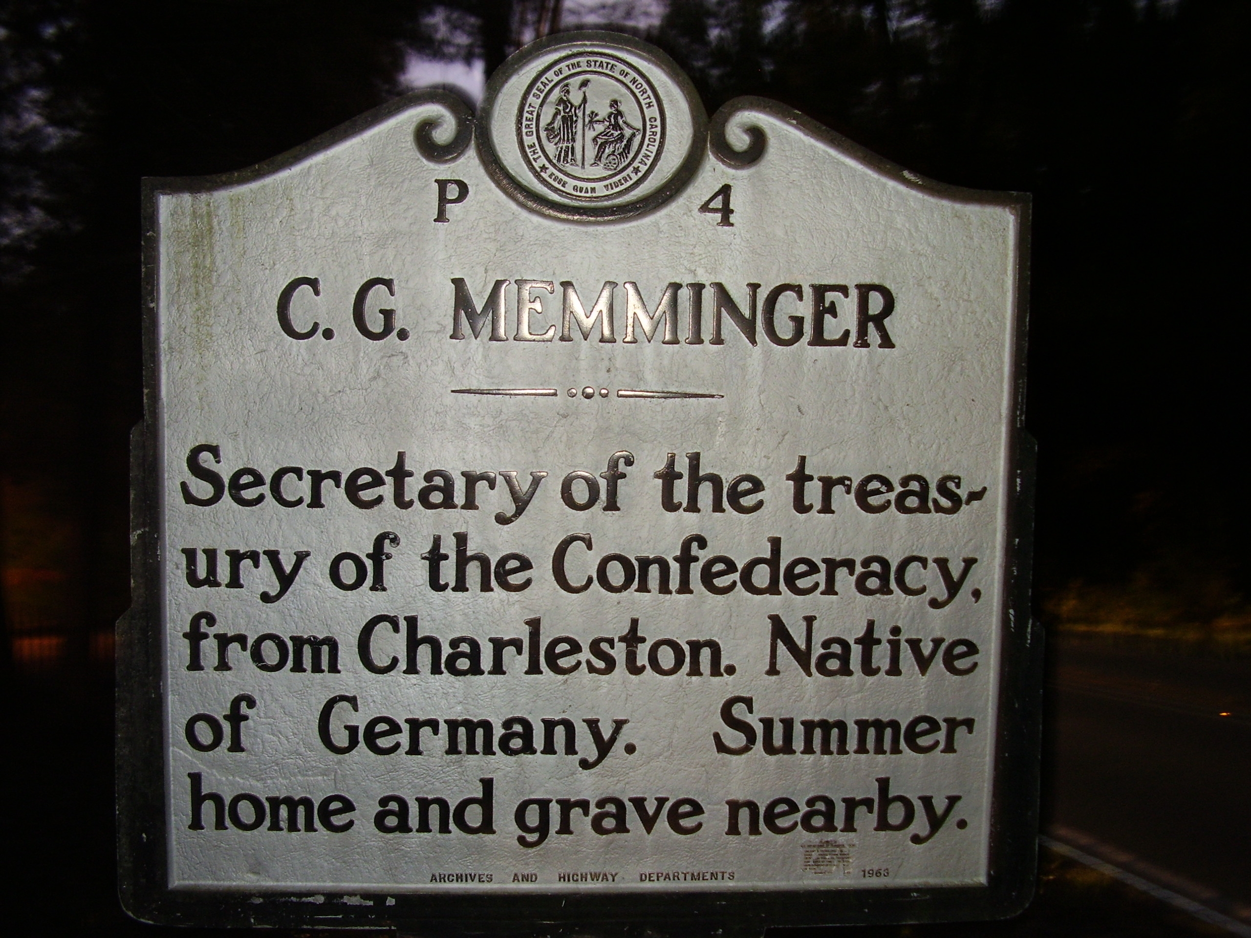 C.G. Memminger Marker