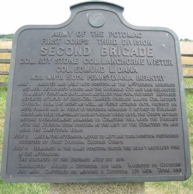 Second Brigade Tablet. Click for full size. Second Brigade Tablet image. Click for full size.
