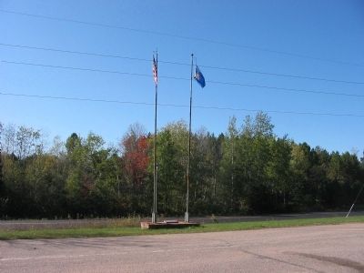 Flags at Wayside. Click for full size. Flags at Wayside image. Click for full size.