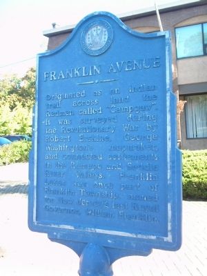 Franklin Avenue Marker image. Click for full size.