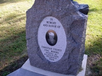 Christian County Coal Miners Marker. Click for full size. Christian County Coal Miners Marker image. Click for full size.