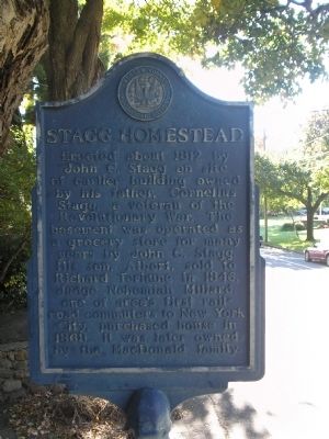 Stagg Homestead Marker image. Click for full size.