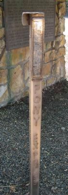 Northeast Side of Pony Express Trail Marker. Click for full size. Northeast Side of Pony Express Trail Marker image. Click for full size.