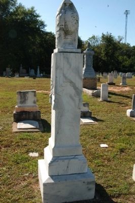 Grave marker for J.B.O. Landrum image. Click for full size.