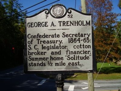 GEORGE A. TRENHOLM Marker. Click for full size. GEORGE A. TRENHOLM Marker image. Click for full size.