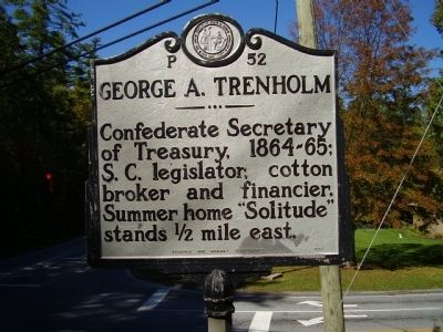 GEORGE A. TRENHOLM Marker image. Click for full size.