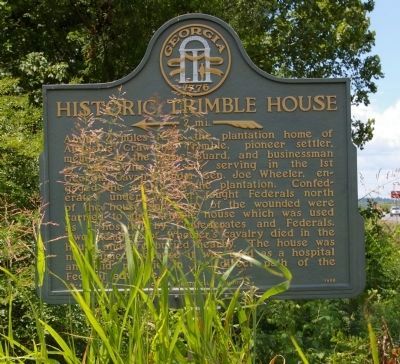 Historic Trimble House Marker image. Click for full size.