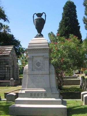 Newton Booth Monument. Click for full size. Newton Booth Monument image. Click for full size.