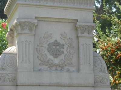 Close Up of Artwork on Monument image. Click for full size.