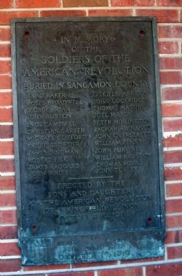 Soldiers of the American Revolution Marker. Click for full size. Soldiers of the American Revolution Marker image. Click for full size.