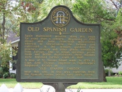 Old Spanish Garden Marker image. Click for full size.