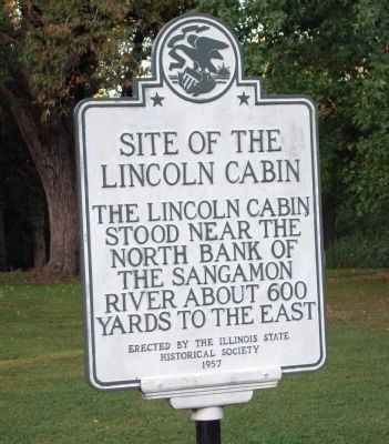 Site of the Lincoln Cabin Marker image. Click for full size.