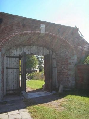 Main Gate at Fort Mifflin. Click for full size. Main Gate at Fort Mifflin image. Click for full size.