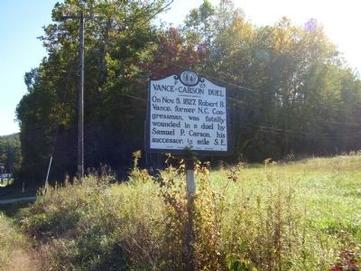 Vance-Carson Duel Marker. Click for full size. Vance-Carson Duel Marker image. Click for full size.