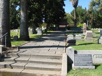 Pioneer Cemetery Grove Marker. Click for full size. Pioneer Cemetery Grove Marker image. Click for full size.