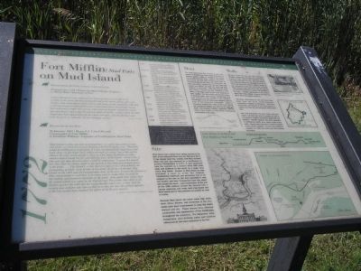 Fort Mifflin (Mud Fort) on Mud Island Marker. Click for full size. Fort Mifflin (Mud Fort) on Mud Island Marker image. Click for full size.