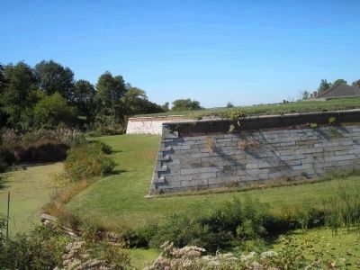 Fort Mifflin's Moat and Walls. Click for full size. Fort Mifflin's Moat and Walls image. Click for full size.
