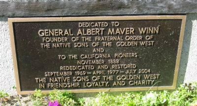 General Albert Maver Winn Marker image. Click for full size.