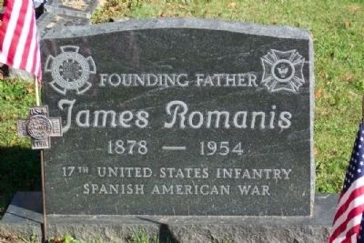 James Romanis, A Founding Father of the VFW image. Click for full size.