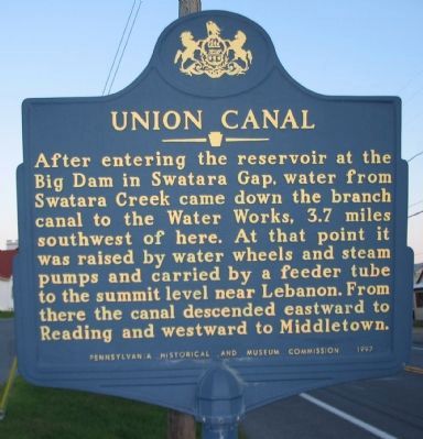 Union Canal Marker image. Click for full size.