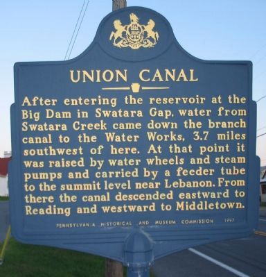 Union Canal Marker image. Click for full size.