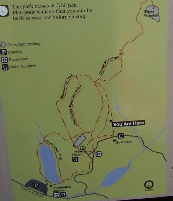 Glassy Mountain Trail Map image. Click for full size.