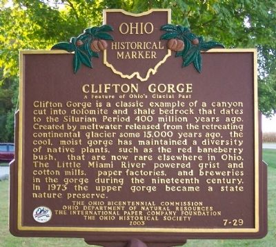 Clifton Gorge Marker image. Click for full size.