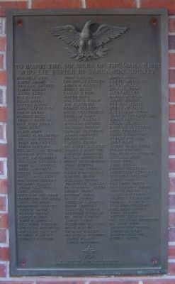 Soldiers of the War of 1812 Marker image. Click for full size.
