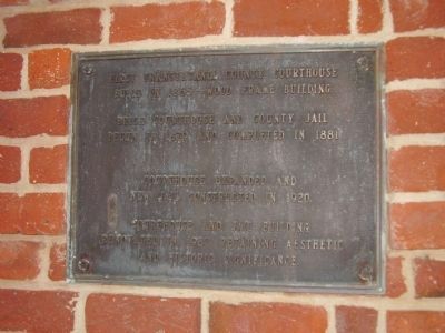 Transylvania County Courthouse Marker. Click for full size. Transylvania County Courthouse Marker image. Click for full size.
