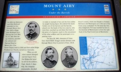 Civil War Trails Mount Airy Marker image. Click for full size.