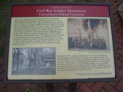 Civil War Soldiers Monument Marker. Click for full size. Civil War Soldiers Monument Marker image. Click for full size.
