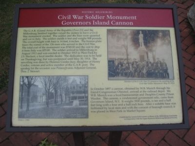 Civil War Soldiers Monument Marker image. Click for full size.