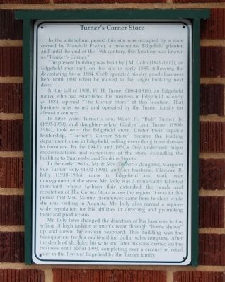 Turner's Country Store Marker. Click for full size. Turner's Country Store Marker image. Click for full size.