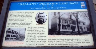 "Gallant" Pelham's Last Days Marker. Click for full size. "Gallant" Pelham's Last Days Marker image. Click for full size.