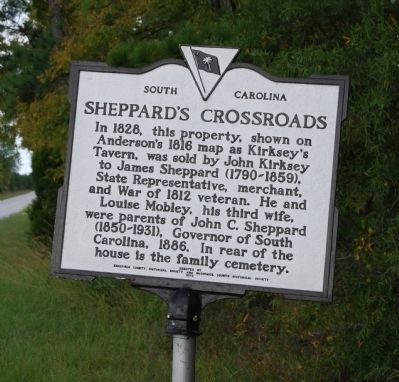 Sheppard's Crossroads Marker image. Click for full size.