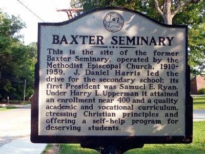 Baxter Seminary Marker image. Click for full size.