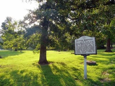 Baxter Seminary Marker image. Click for full size.