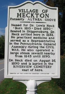 Village of Heckton Marker image. Click for full size.