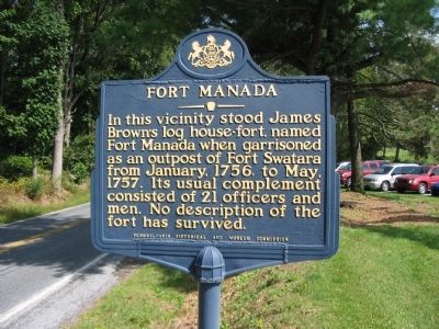 Fort Manada Marker image. Click for full size.