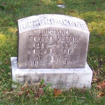 Captain Eddie Rickenbacker Headstone. Click for full size. Captain Eddie Rickenbacker Headstone image. Click for full size.
