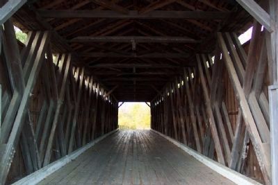 Bergstresser/Dietz Covered Bridge Interior image. Click for full size.