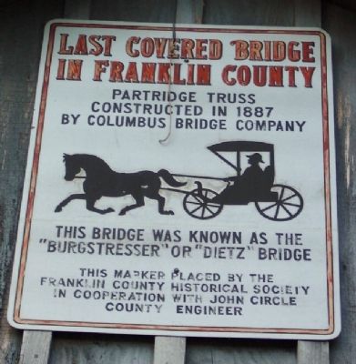 Franklin County Historical Society Marker image. Click for full size.