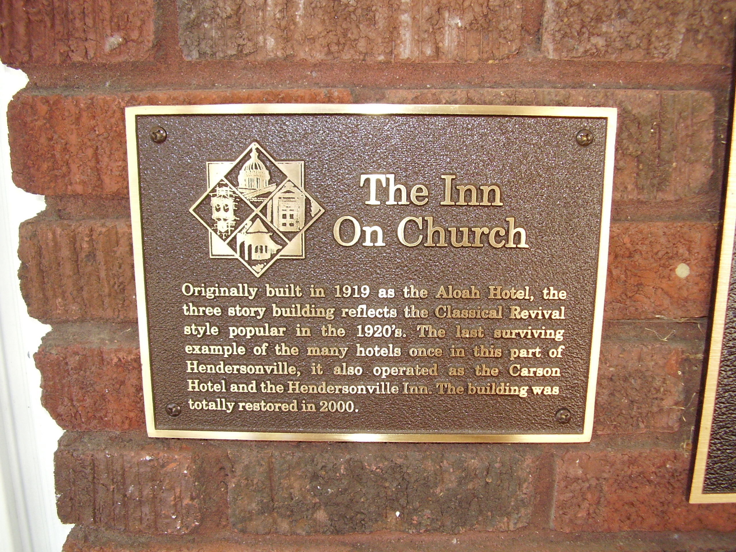 The Inn on Church Marker