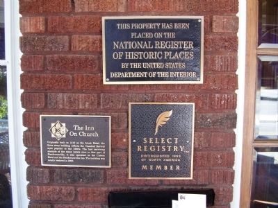 The Inn on Church Marker. Click for full size. The Inn on Church Marker image. Click for full size.