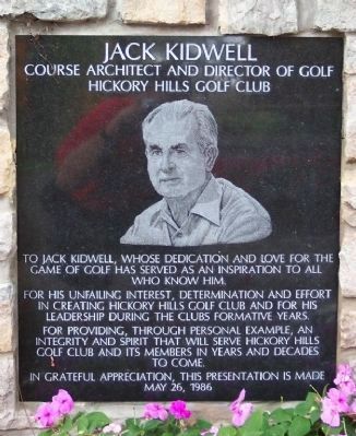 Nearby Jack Kidwell Informational Marker image. Click for full size.
