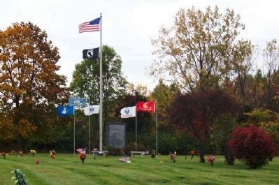 Sunset Cemetery Korean and Vietnam War Memorial Marker image. Click for full size.